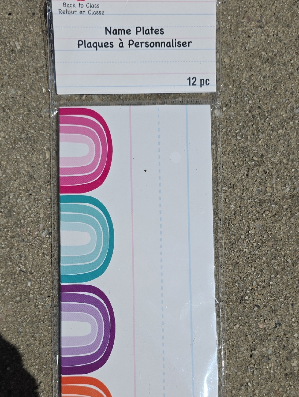 Back to Class Rainbow Scallop Border Stickers - Multi Color - Picture 3 of 4